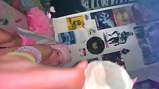 POV Shoving My Dirty Stinky Socks in Your Face Before Bed