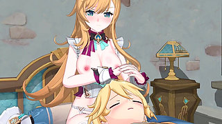 Genshin Impact- Escoffier’s Sweet Cake and Lustful Sex - 3D Hentai Animation