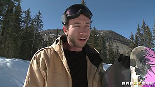 Tease On Skis With Jordan Ash, Jessica Nyx - Brazzers