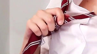 Hot School Nurse Eats Student's Tight Pussy and Makes Her Cum Hard