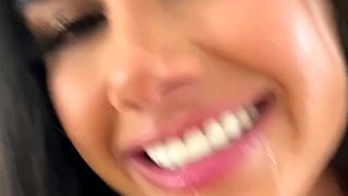 Mia Falls's Footjob, Tity Fuck And Riding