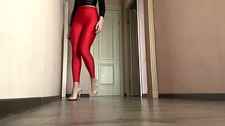 Heel Clicks Finger Snaps, Tight Leggings Domme Seamless Loop