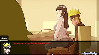 Hentai Anime - Naruto X Hinata At The Academy - Anime Hentai Uncencored - Living With Tsunade 0.44 [8]