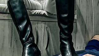 Divine Humiliation - Sharp Boots on the Slave