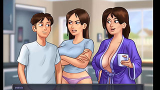 Summertime saga: hot MILF and her milk ep 57