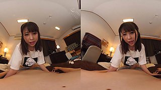 POV VR porn in 4k - amateur hardcore and titjob by busty Asian Japanese chick