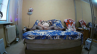 Mother-in-law Masturbates Pussy and Cums Every Day