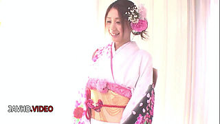 Naughty Japanese Kaori Maeda sizzles with intense blowjob and passionate fucking