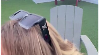 Hotwife Anastasia Shades Sucks Random Cock At Public Swingers Resort