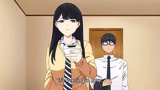 Hentai: Sexy Buxom Otaku Babe Lets Her Virgin Classmate Fuck Her While She's Reading Manga