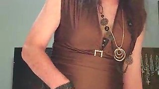 Buxom Sissy Spunking 2