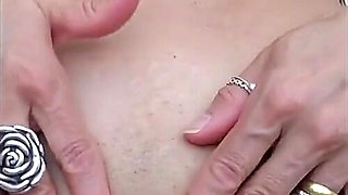 Amazing MILF Has a Pure Orgasm That Shakes Her World Using a Glass Dildo