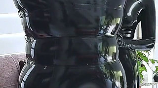 Inflatable Suit Edging and Denial, Part 1 - Alex Latex