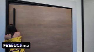 Hot stepmommy fucks her sonnie daily & shares his Big Cock with their airbnb roommate - freeuse