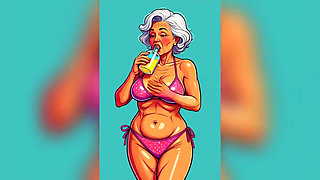Old Granny Teasing Animation