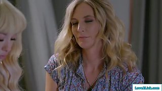 Teen Kenzie Reeves fucks stepmom Kendra James and ex stepmom Mona Wales in wild threesome