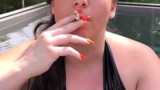 Amateur striptease and Solo masturbation