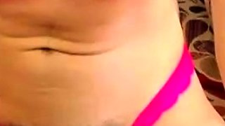 Big Tits Tranny Strokes her Big Cock