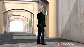 Brilliant one and only - standing anal video - 3DXPassion