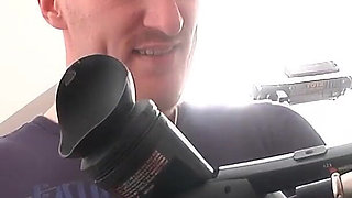 Horny Brunette Sandy Lets Herself Be Fucked by the Unknown!