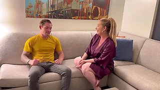 Stepson Alex Envy Fucks Stepmom Danni Jones Hard in Hotel Room - Rough Doggy Style Creampie