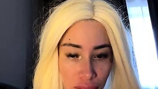 Small tit girl Georgia Jones masturbating in panties