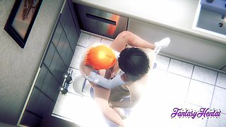 Ben 10 Hentai - Gwen Is Fucked In A Japanese Toilet