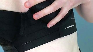 Ex wifey blonde homemade solo masturbation fun