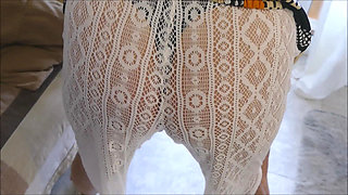 Moaning Orgasm Laid on My Couch with Close up Pussy Play in Heels & Panties Pulled Down Around Thighs