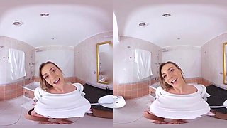 VR shower: Big Tits, Blowjob  Asian Porn