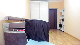 Hot Brunette's Myla_angel Dual Masturbation with Dildo and Lovense Till Hot, Wet, Sweet Orgasms!