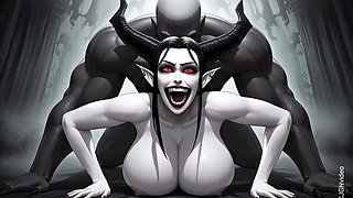 demon girls get sex in outworld (Ai animation)