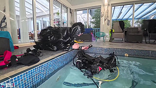 Underwater Domination in Full Scuba Gear