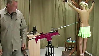 Jennym1 Spanking Machine - Bare Back Whipping