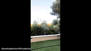 Blonde horny chicks play her big boobs