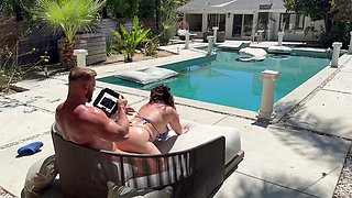 Bts with Busty & Horny August Heat