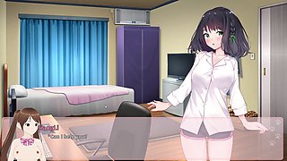 Vtuber roleplay with a cute voice in an uncensored hentai cartoon