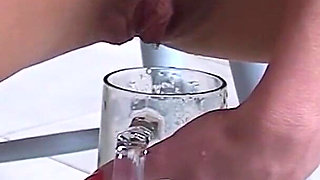 Slave Lets Piss on Him