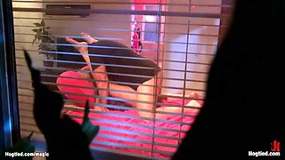 Busty Blonde College Girl Tied Up and Roughly Fucked by Mark Davis