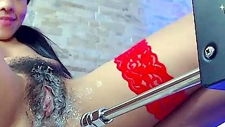 Sexy Alyssa Reece horny solo toy masturbation action