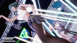 MMD Sunlight Marie Rose Tamaki Sexy Dance Doa Hentai Uncensored 4K 60FPS