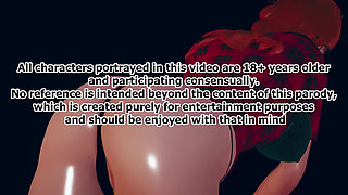 Hot Redhead Secretary Gets Bent Over the Desk in the Middle of Office Hours 3D Hentai Animation