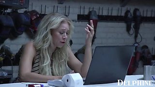 Delphine Films: Katie Morgan and David Lee - Co-Worker Passion Play on the Boss's Desk