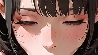 Cute Girl Sloppy Blowjob Anime Hentai Ai