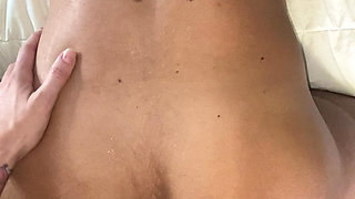 Pegging Him Doggy for First Time Ever