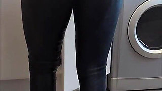 Housewife Jeans Pee Compilation 7 Clips