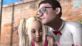 Amative sugar baby's reverse cowgirl xxx