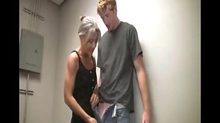 Big Facial For The Horny Granny