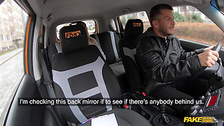 Fake Driving School - Crystal Swift Shows off Her Tits to Get a Licence