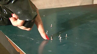 Shrinking My Slaves & Stifling Them with Rubber